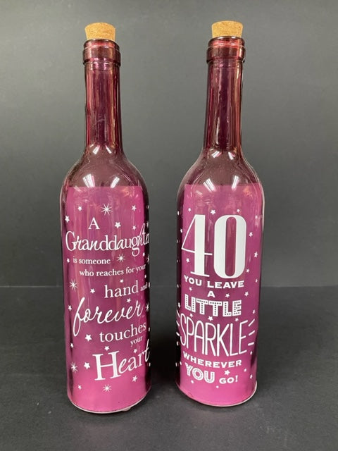 Pink Light Up Bottle
