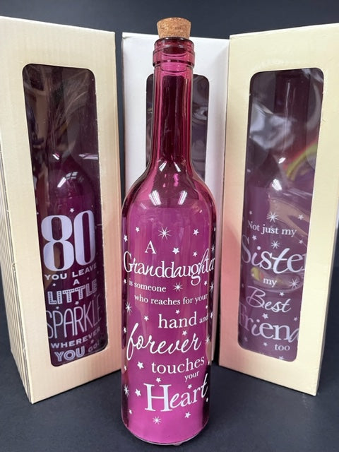 Pink Light Up Bottle