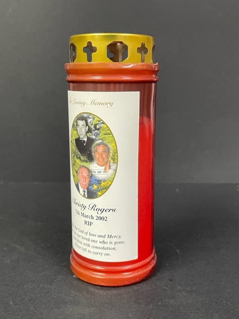 Memorial Candle Grave Piece