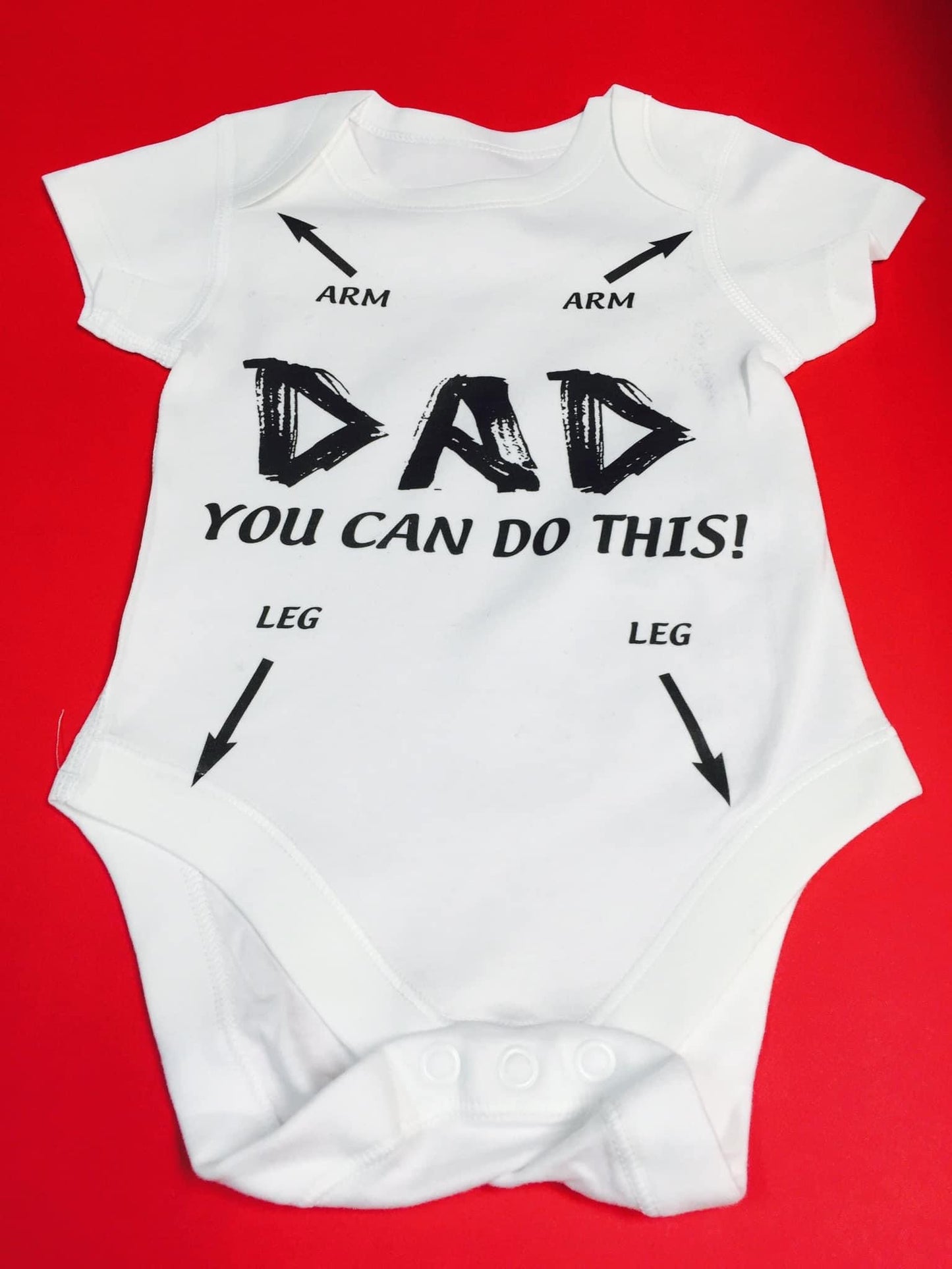 "Dad you can do this" Babygrow