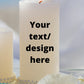 Custom Wedding Candle