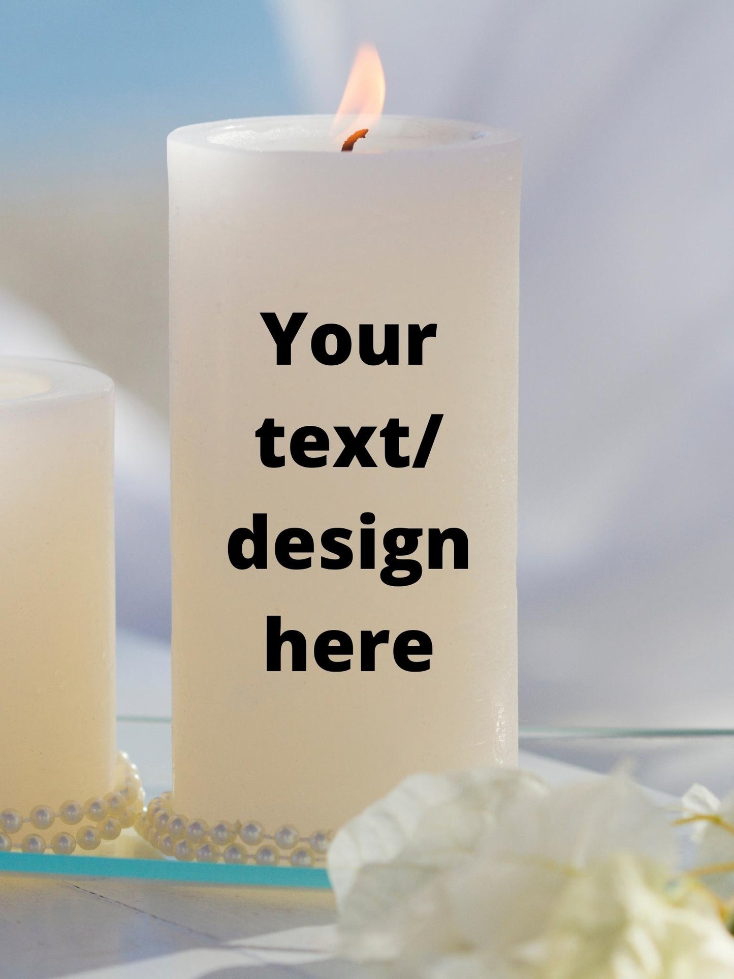 Custom Wedding Candle